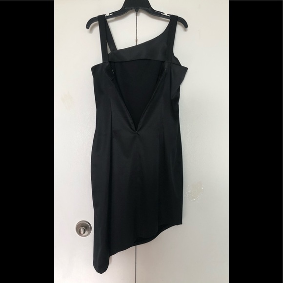 CDC Party Dress 8P Beaded Embellishments Asymmetrical Straps party small black - Picture 12 of 16